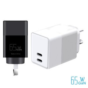 WEP-65-CC ブラック＆ホワイト 65W GaN チャージャー