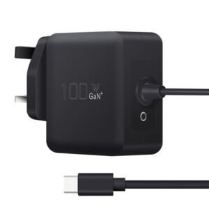 カスタム ブラック ＆ ホワイト 100/120/140 PD 充電器 EU、英国、米国、AUS プラグ